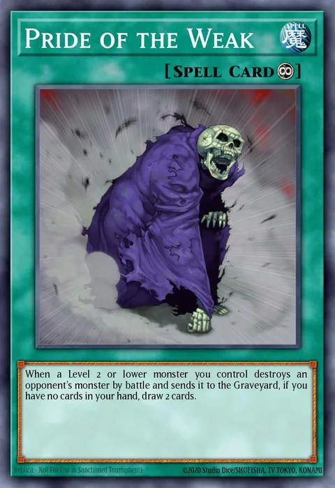 Pride of the Weak trading card