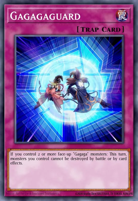 Gagagaguard trading card