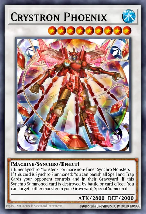 Crystron Phoenix trading card