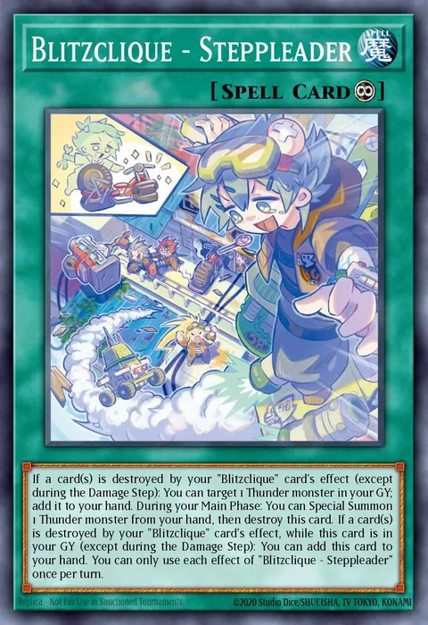 Blitzclique - Steppleader trading card
