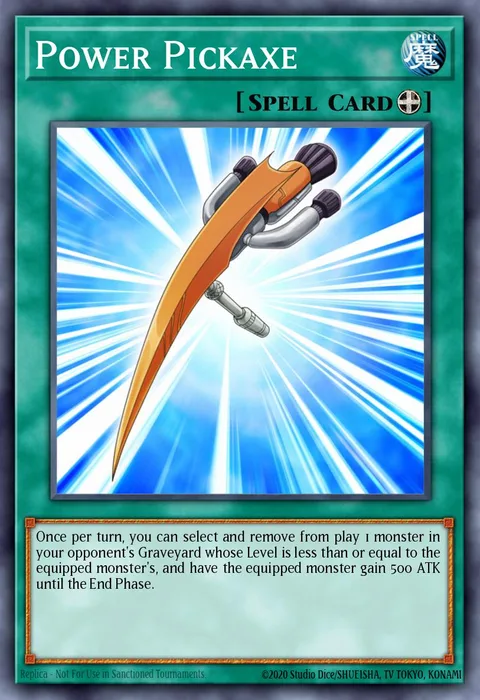 Power Pickaxe trading card