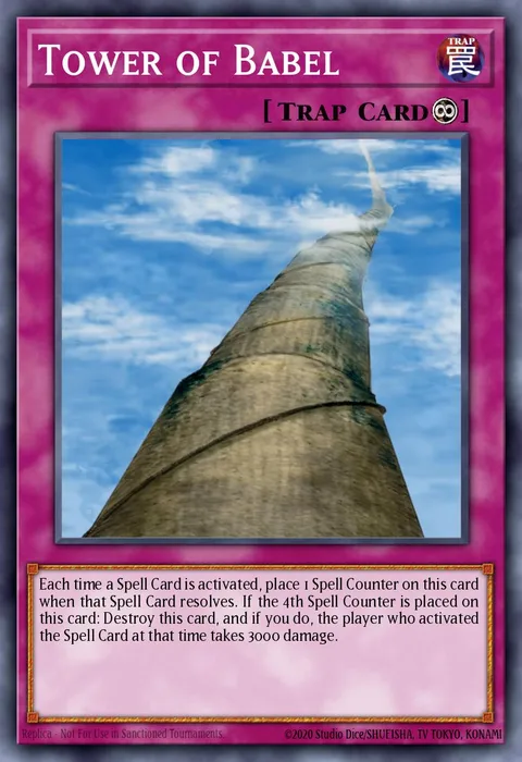 Tower of Babel trading card