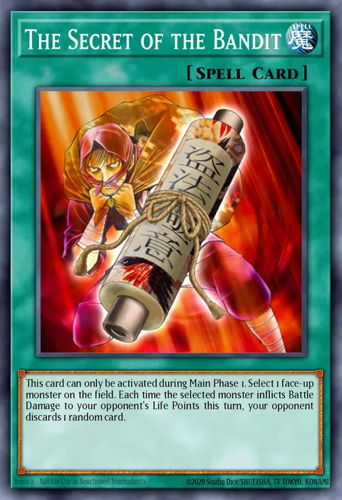 The Secret of the Bandit trading card