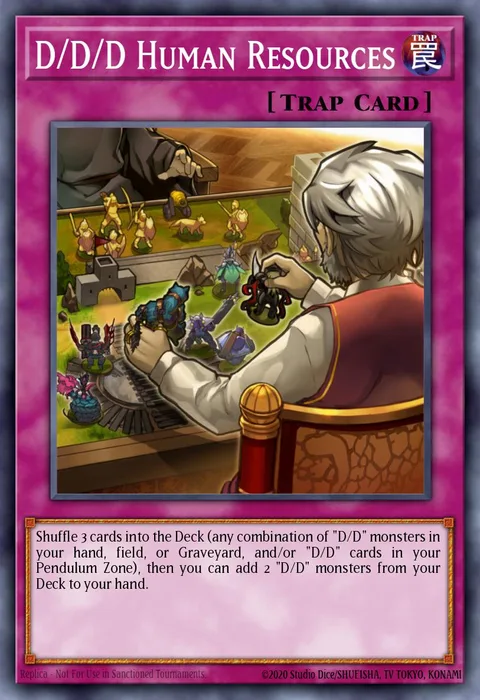 D/D/D Human Resources trading card