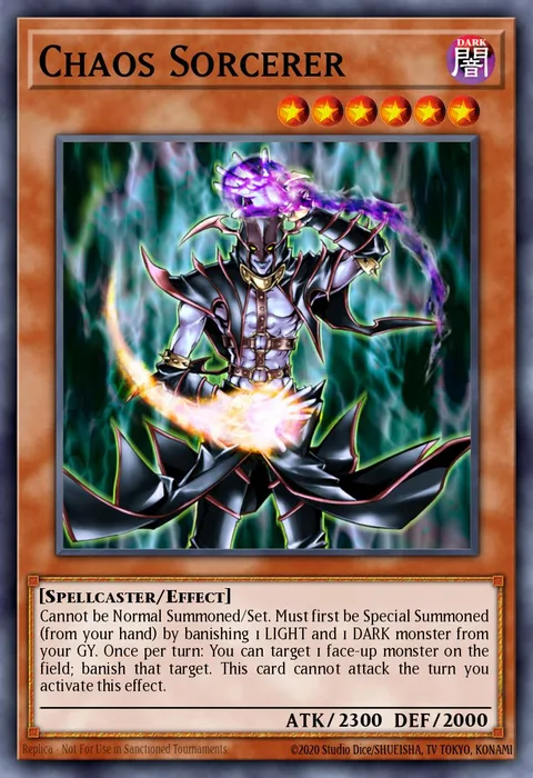 Chaos Sorcerer trading card