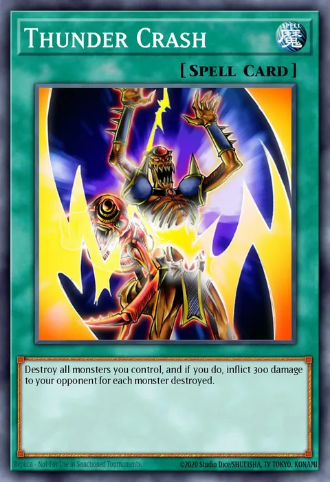 Thunder Crash trading card