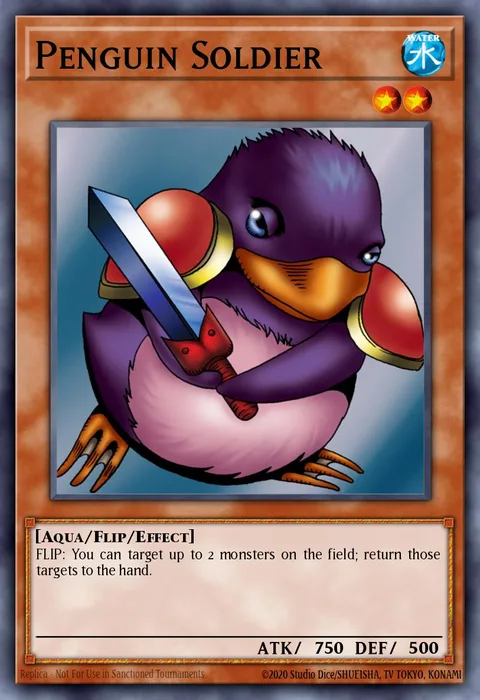 Penguin Soldier trading card
