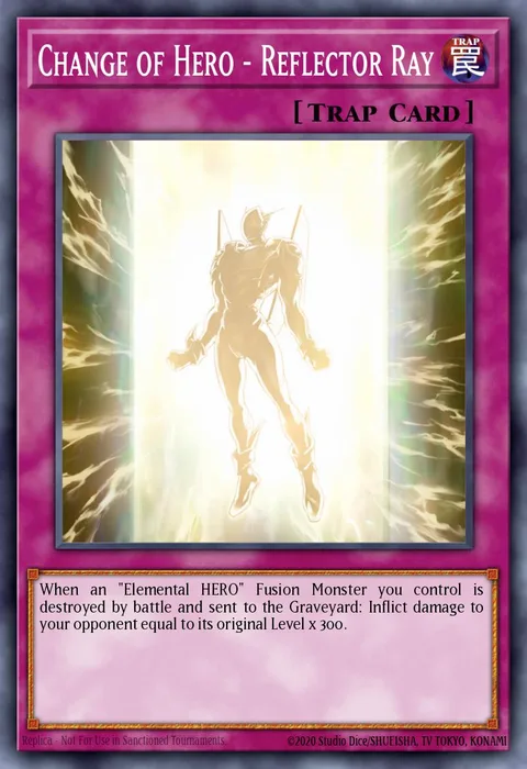 Change of Hero - Reflector Ray trading card