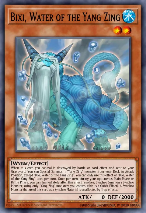 Bixi, Water of the Yang Zing trading card