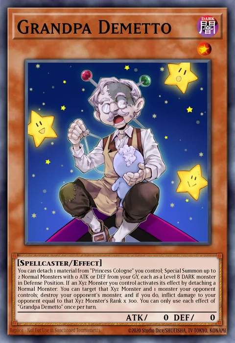 Grandpa Demetto trading card