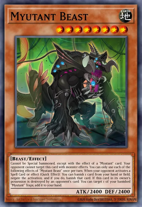 Myutant Beast trading card