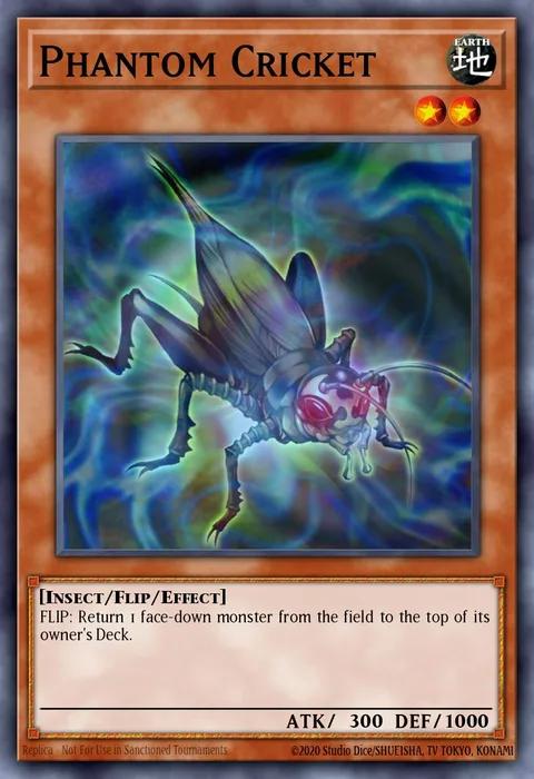Phantom Cricket trading card