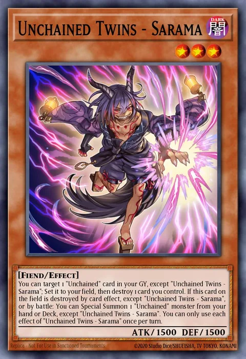 Unchained Twins - Sarama trading card