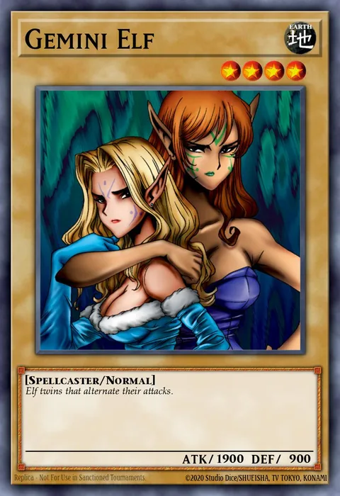 Gemini Elf trading card