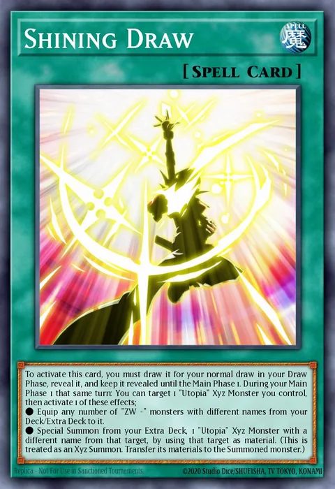 Shining Draw trading card