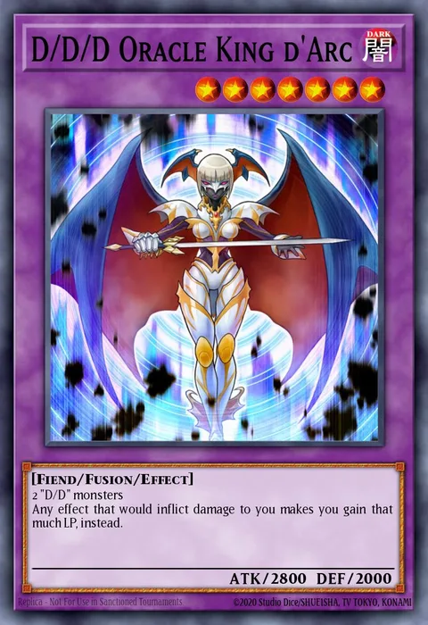 D/D/D Oracle King d'Arc trading card