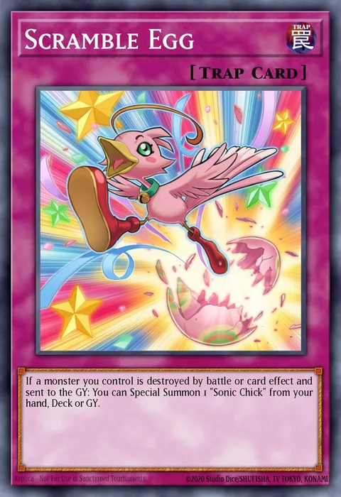 Scramble Egg trading card