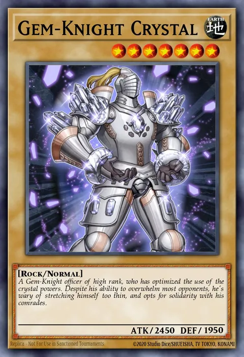 Gem-Knight Crystal trading card