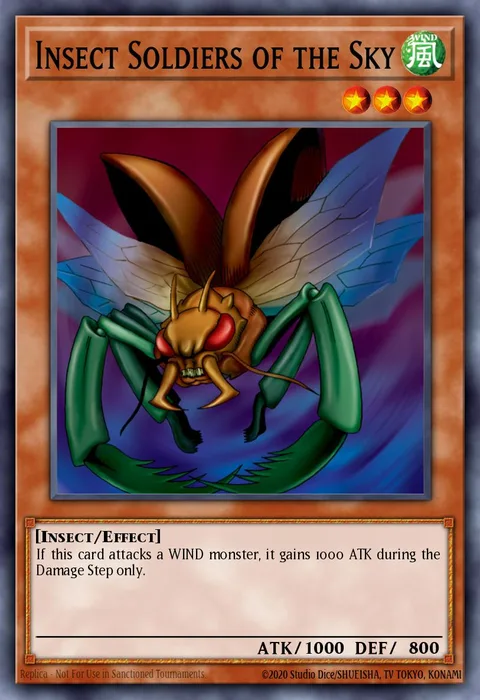 Insect Soldiers of the Sky trading card