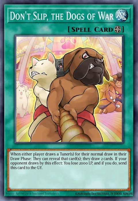 Don't Slip, the Dogs of War trading card