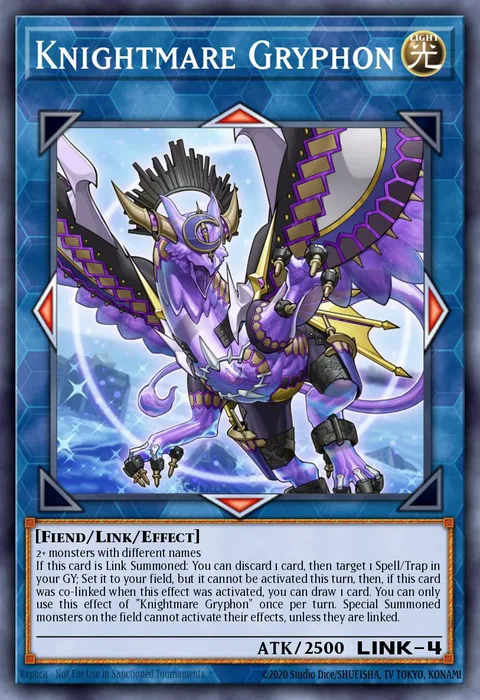 Knightmare Gryphon trading card