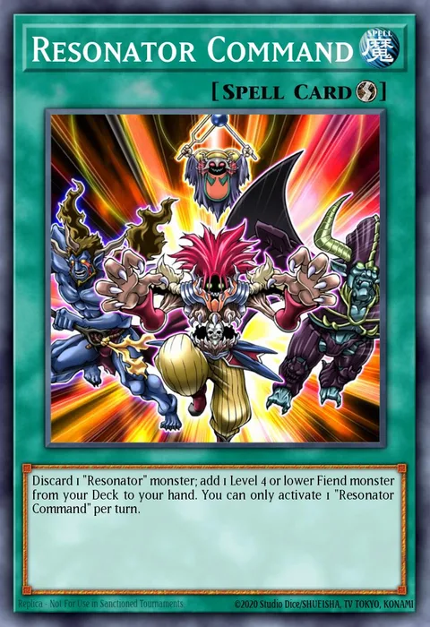 Resonator Command trading card