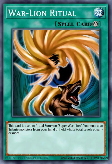 War-Lion Ritual trading card