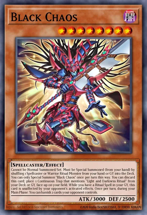 Black Chaos trading card