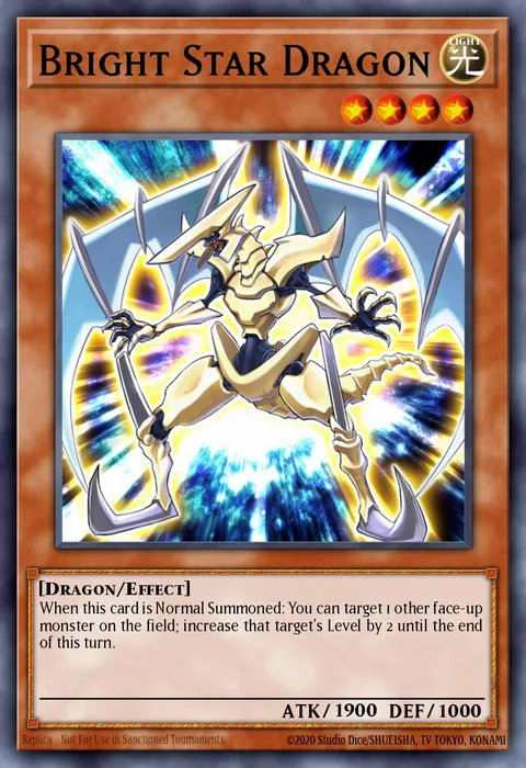 Bright Star Dragon trading card