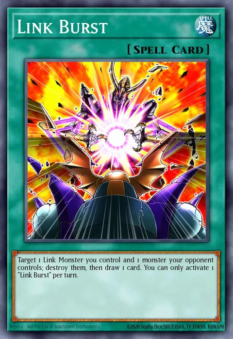 Link Burst trading card
