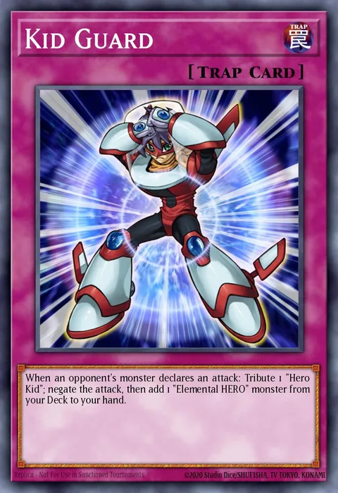 Kid Guard trading card