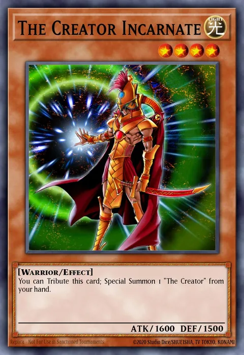 The Creator Incarnate trading card