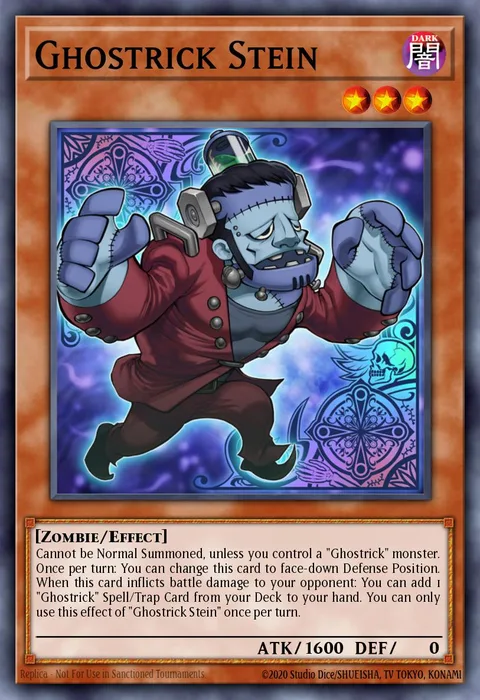 Ghostrick Stein trading card