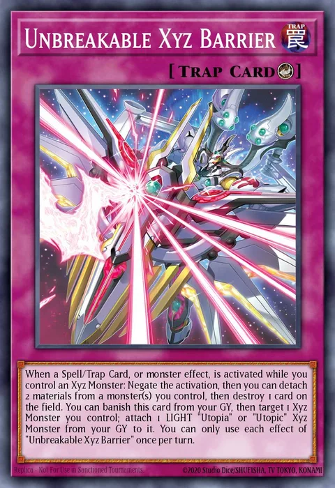 Unbreakable Xyz Barrier trading card