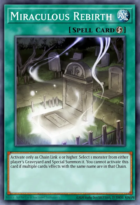 Miraculous Rebirth trading card