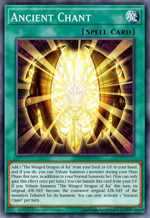 Ancient Chant trading card
