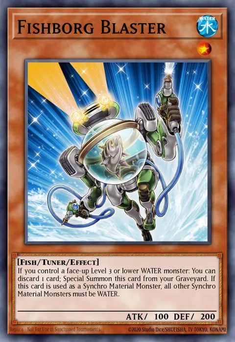 Fishborg Blaster trading card