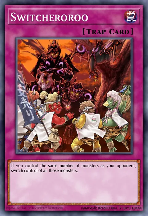Switcheroroo trading card