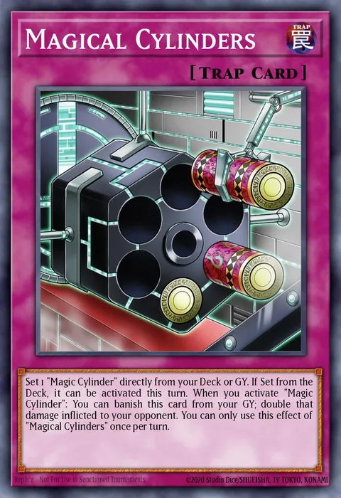 Magical Cylinders trading card
