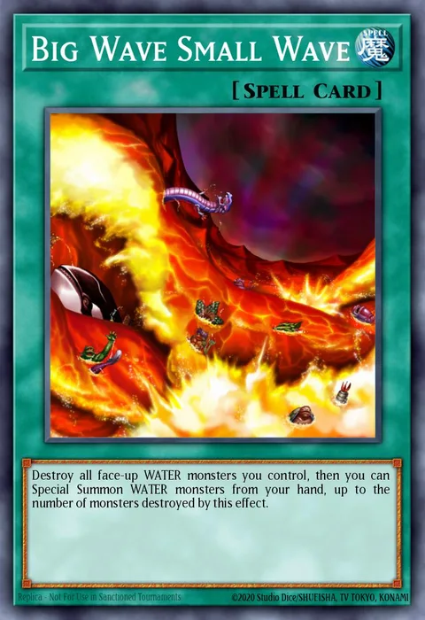 Big Wave Small Wave trading card