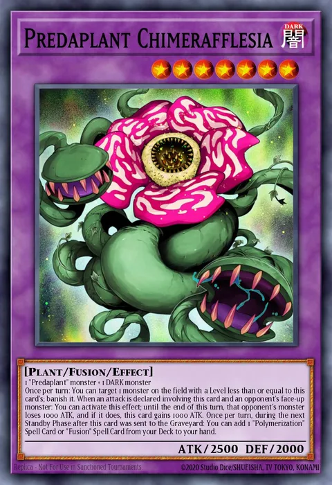 Predaplant Chimerafflesia trading card