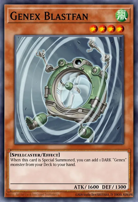Genex Blastfan trading card