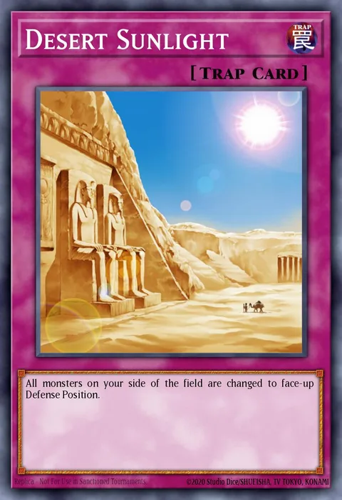 Desert Sunlight trading card