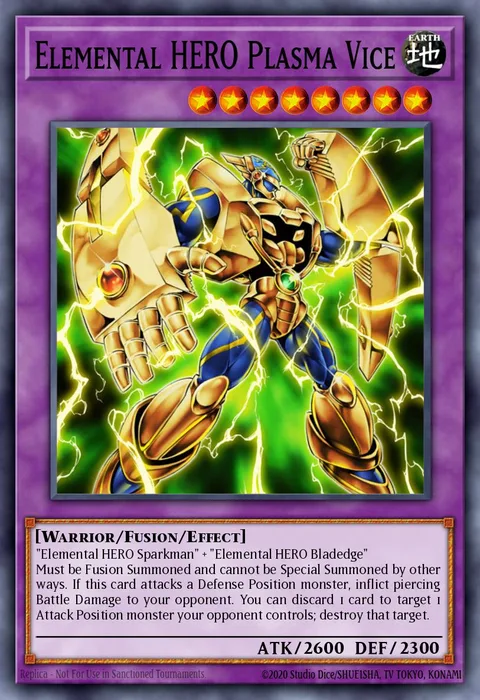 Elemental HERO Plasma Vice trading card