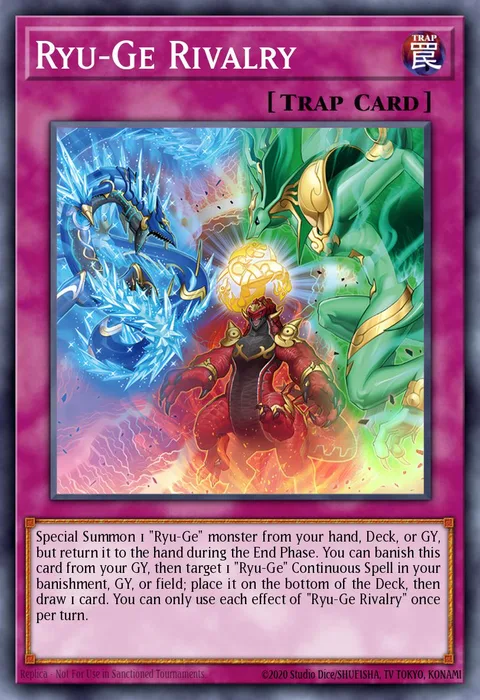 Ryu-Ge Rivalry trading card