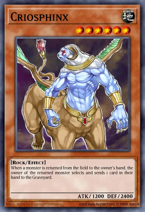 Criosphinx trading card