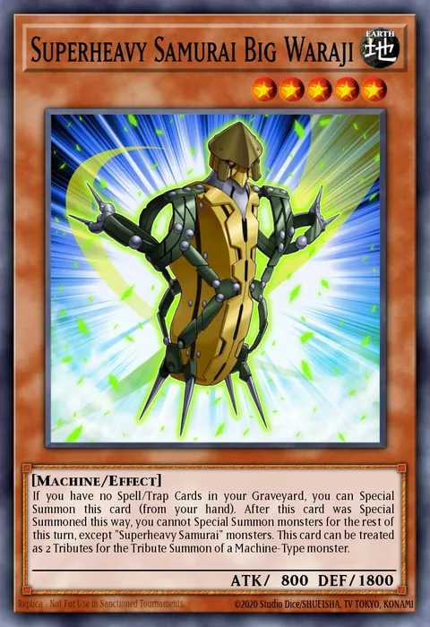 Superheavy Samurai Big Waraji trading card