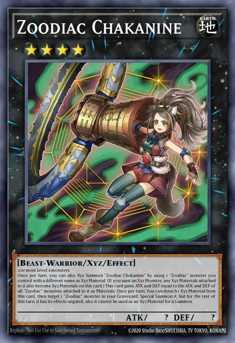 Zoodiac Chakanine trading card