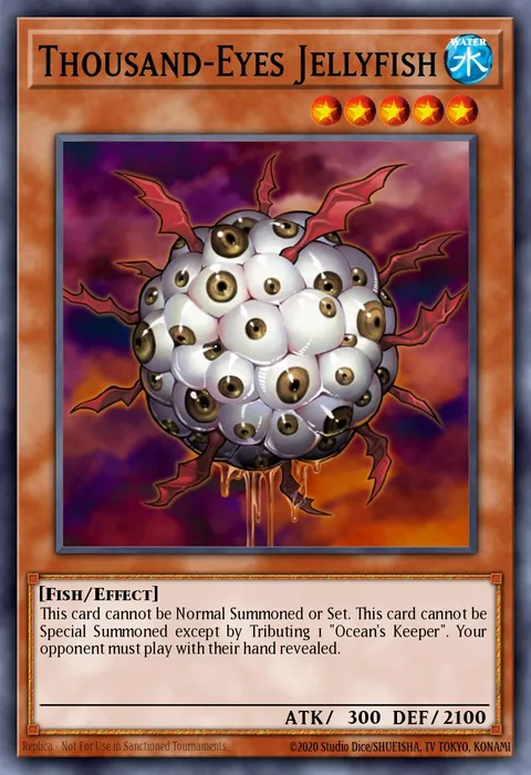 Thousand-Eyes Jellyfish trading card