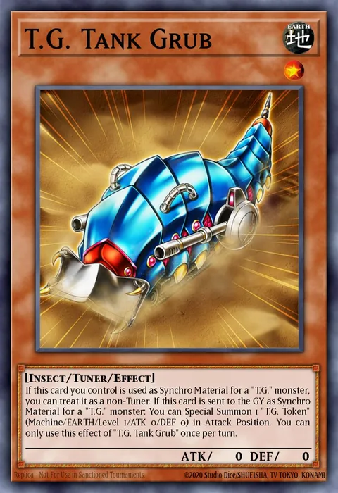T.G. Tank Grub trading card